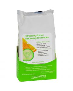 Giovanni Hair Care Products Giovanni Facial Cleansing Towelettes - Refreshing Citrus and Cucumber - 30 Towelettes