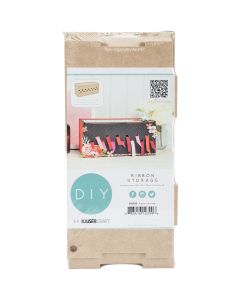 Kaisercraft Beyond The Page MDF Ribbon Storage Box-11.5"X5.25"X5.25"