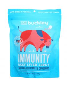 Buckley Jerky - Immunity - Beef Liver - 5 oz - case of 6