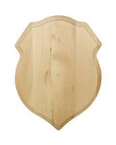 Walnut Hollow Basswood Shield Plaque-12"X16"X.75"
