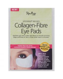 Reviva Labs Collagen Fiber Contoured Eye Pads - Case of 6 - 3 Sets