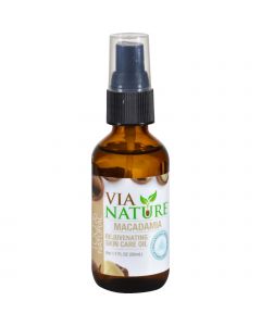 Via Nature Specialty Skin Care Oil - Macadamia - Rejuvenating - 1.7 fl oz