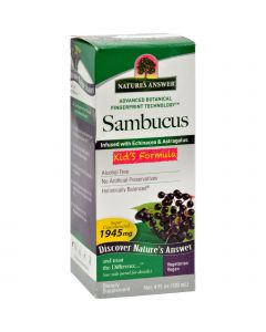 Nature's Answer Sambucus nigra Black Elder Berry Extract Kids Formula - 4 fl oz