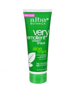 Alba Botanica Moisturizing Shave Cream Aloe Mint - 8 fl oz