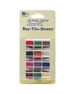 Beadalon Artistic Wire Buy-The-Dozen 3yd 12/Pkg-22 Gauge
