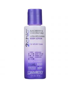 Giovanni Hair Care Products Lotion - 2Chic - Ultra-Replenishing - Blackberry and Coconut Milk - 1.5 oz - 1 each