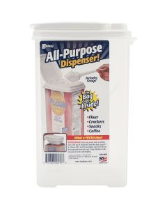 Buddeez 3.75qt Bag-In Flour Dispenser W/Scoop-10"X6.75"X5"