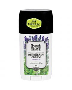 Nourish Organic Deodorant - Cream - Organic - Lavender Mint - 2 oz