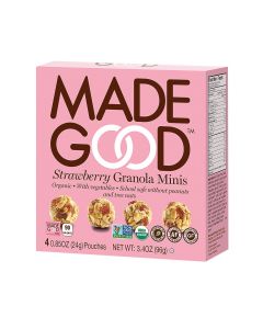 Made Good Granola Minis - Strawberry - Case of 6 - 3.4 oz.