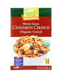 Field Day Cereal - Organic - Whole Grain - Cinnamon Crunch - 10 oz - case of 12