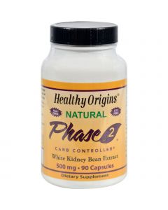 Healthy Origins Phase 2 Starch Neutralizer - 500 mg - 90 Capsules
