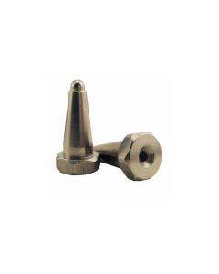 Dogtra 1" Dog Collar Surgical Steel Contact Point Silver