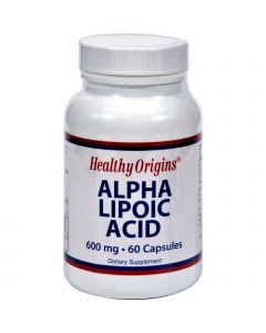 Healthy Origins Alpha Lipoic Acid - 600 mg - 60 Capsules