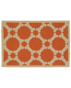 Buddy's Line Natural Jute Placemats 13"X19"-Orange