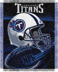 The Northwest Company Titans "Spiral" 48"x60" Triple Woven Jacquard Throw (NFL) - Titans "Spiral" 48"x60" Triple Woven Jacquard Throw (NFL)