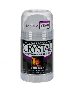 Crystal Essence Crystal Body Deodorant Stick for Men - 4.25 oz