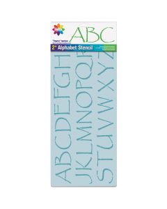 Plaid:Delta Stencil Magic Decorative Stencils-2" Papyrus Uppercase 8.25"X18"