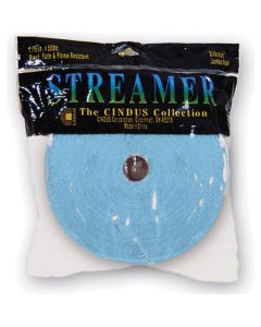 Cindus Crepe Streamers 1.75"X500'-Baby Blue
