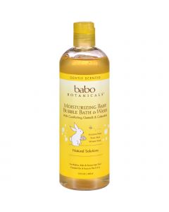 Babo Botanicals Baby Bubble Bath and Wash - Moisturizing - Oatmilk - 15 oz