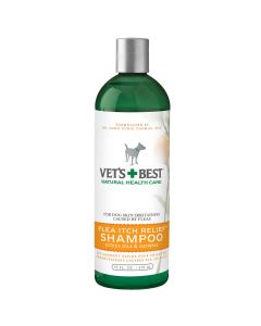 Vet's Best Flea Itch Relief Dog Shampoo 16oz Green 2.45" x 2.45" x 8"