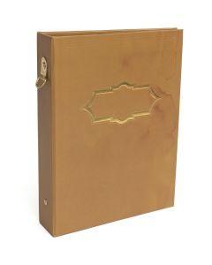 American Crafts Heidi Swapp Memory Planner Binder 5"X7"-Wanderlust, Vintage W/Gold Foil