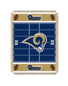 The Northwest Company Rams   Baby 36x46 Triple Woven Jacquard Throw - Field Series