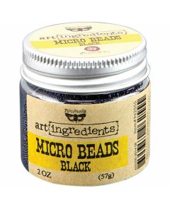 Prima Marketing Finnabair Art Ingredients Micro Beads 2oz-Black
