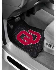 The Northwest Company Oklahoma College Car Floor Mats (Set of 2) - Oklahoma College Car Floor Mats (Set of 2)