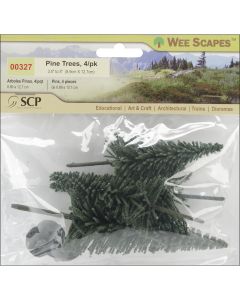 SCP Pine Tree 3.5" To 5" 4/Pkg-