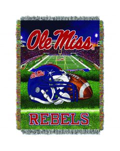 The Northwest Company Mississippi College "Home Field Advantage" 48x60 Tapestry Throw