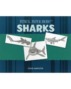 Sterling Publishing-Pencil, Paper, Draw! Sharks