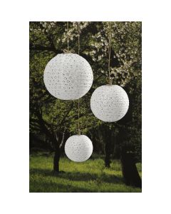 Darice David Tutera Paper Lanterns 6", 8" & 10" 3/Pkg-Lace Look