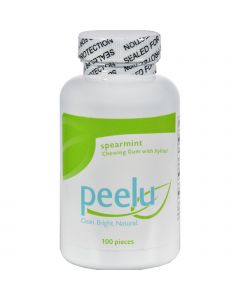 Peelu Chewing Gum - Spearmint - 100 ct