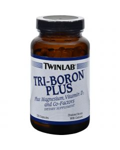 Twinlab Tri-Boron Plus - 120 Capsules