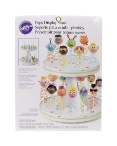 Wilton Pops Display Stand-White 12"X9.5" Holds 28