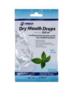 Hager Pharma Dry Mouth Drops - Mint - 2 oz