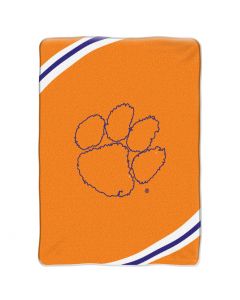 The Northwest Company Clemson "Force" 60"80" Raschel Throw (College) - Clemson "Force" 60"80" Raschel Throw (College)