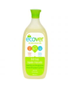Ecover Liquid Dish Soap - Lime Zest - 25 oz - Case of 6