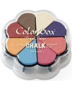 Clearsnap ColorBox Fluid Chalk Petal Point Ink Pad 8 Colors-Soft Pastels