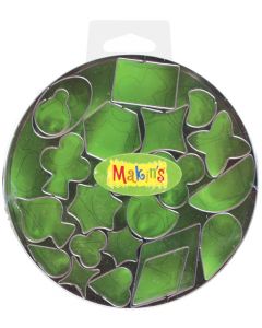 Makin's USA Makin's Clay Cutters 22/Pkg-Geometric
