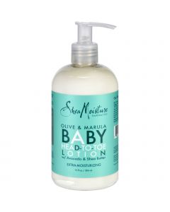 SheaMoisture Lotion - Head-To-Toe - Baby - Olive and Marula - 13 oz