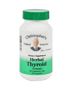 Dr. Christopher's Formulas Dr. Christopher's Herbal Thyroid - 475 mg - 100 Vegetarian Capsules