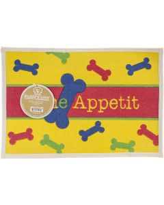 Buddy's Line Fashion Forward Cotton Mat 13"X19"-Bone Appetit