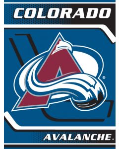 The Northwest Company Avalanche "Banner" 60"x 80" Super Plush Throw (NHL) - Avalanche "Banner" 60"x 80" Super Plush Throw (NHL)