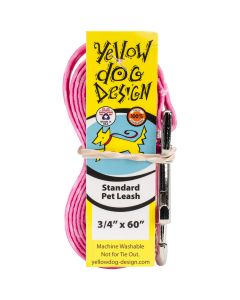 Yellow Dog Design Yellow Dog Lead .75"X60"-New Pink Polka Dot