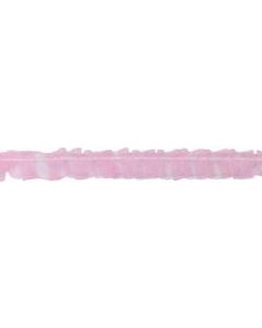 May Arts Sheer Box Pleat Ribbon 5/8"X10yd-Pink