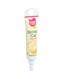Cake Mate Decorating Gel - Yellow - .67 oz - Case of 6