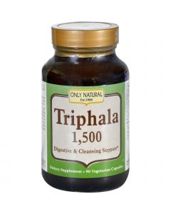 Only Natural Triphala - 1500 mg - 90 Vegetarian Capsules