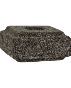 Aloha Bay Taper Candle Holder Lava Stone - 1 Candle Holder