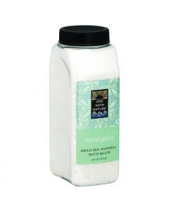 One With Nature Bath Salts - Dead Sea Mineral - Eucalyptus - 32 oz